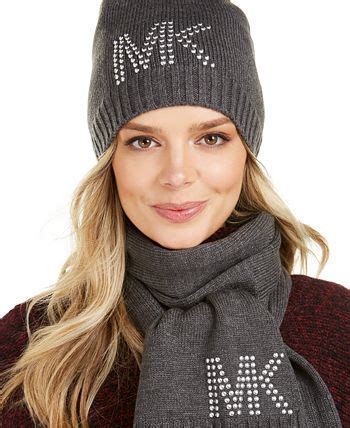 michael kors hat and scarf set|michael kors scarf women.